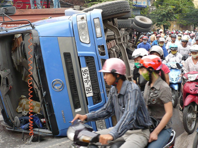 Chính phủ yêu cầu từ nay đến năm 2020, mỗi năm cả nước phải giảm được 5 - 10% số người chết. Ảnh: Trọng Đảng