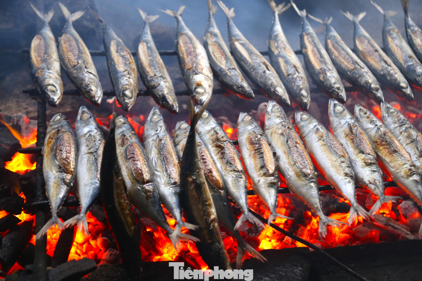 Con cá nướng được xem là ngon khi bề ngoài có màu cánh gián, thịt chín tới, thớ thịt màu trắng, dậy mùi thơm phức.