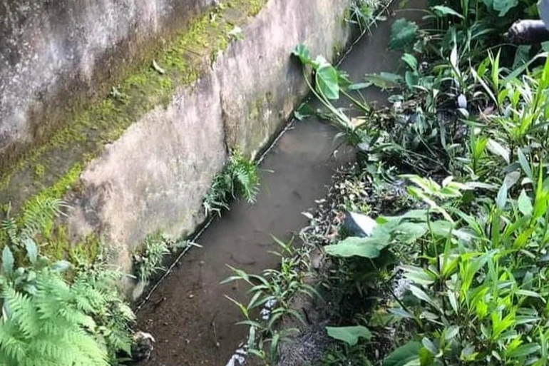 Hiện trường nơi phát hiện thi thể ông H.