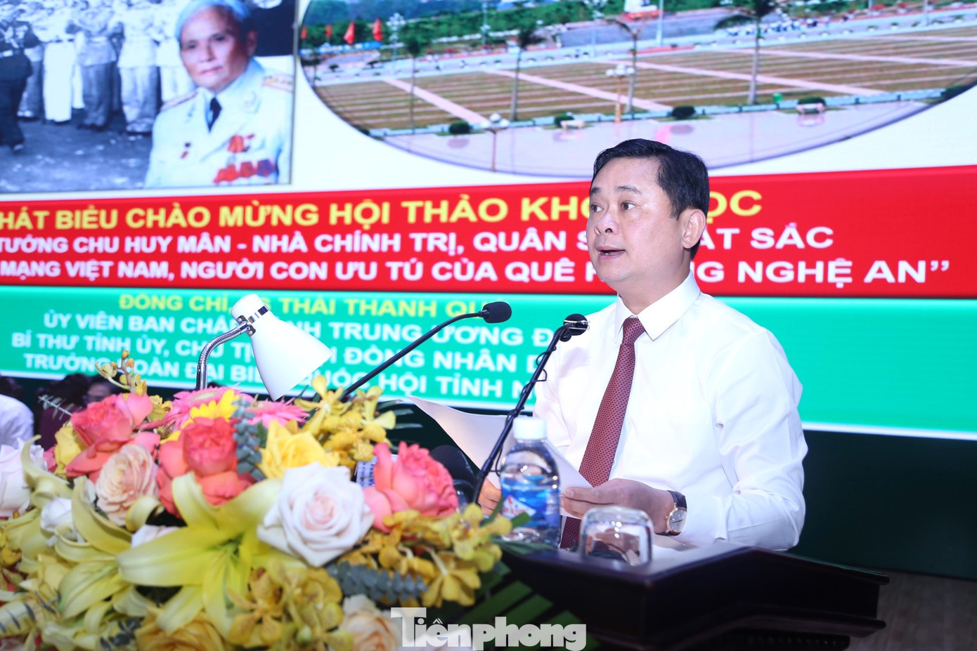 Ông Thái Thanh Quý phát biểu chào mừng.