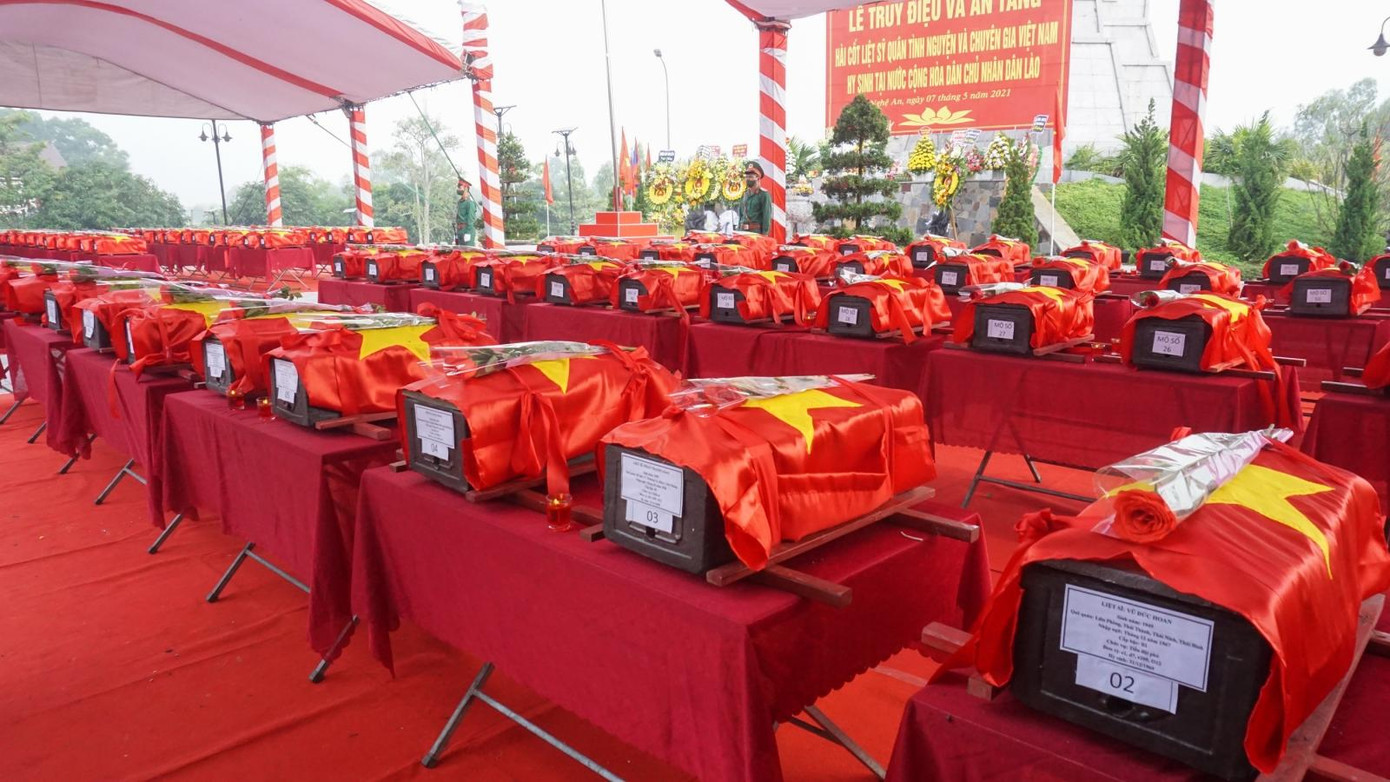 Trong số 95 hài cốt được cất bốc vào mùa khô năm 2020 - 2021, có 9 hài cốt đã xác định được danh tính, quê quán.