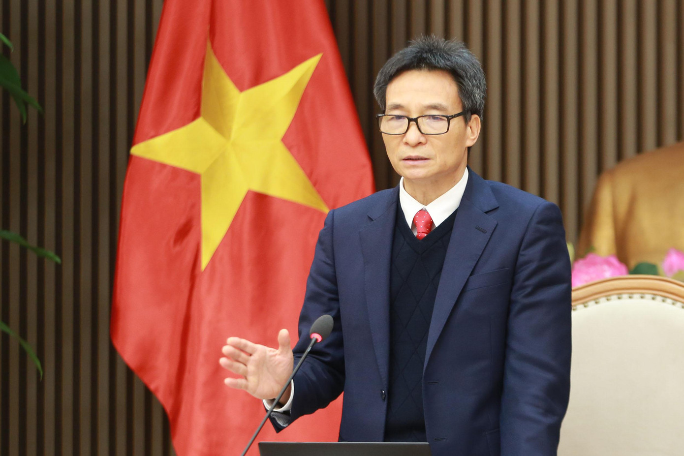 Phó Thủ tướng Vũ Đức Đam phát biểu tại Hội thảo Du lịch 2021. Ảnh: VGP