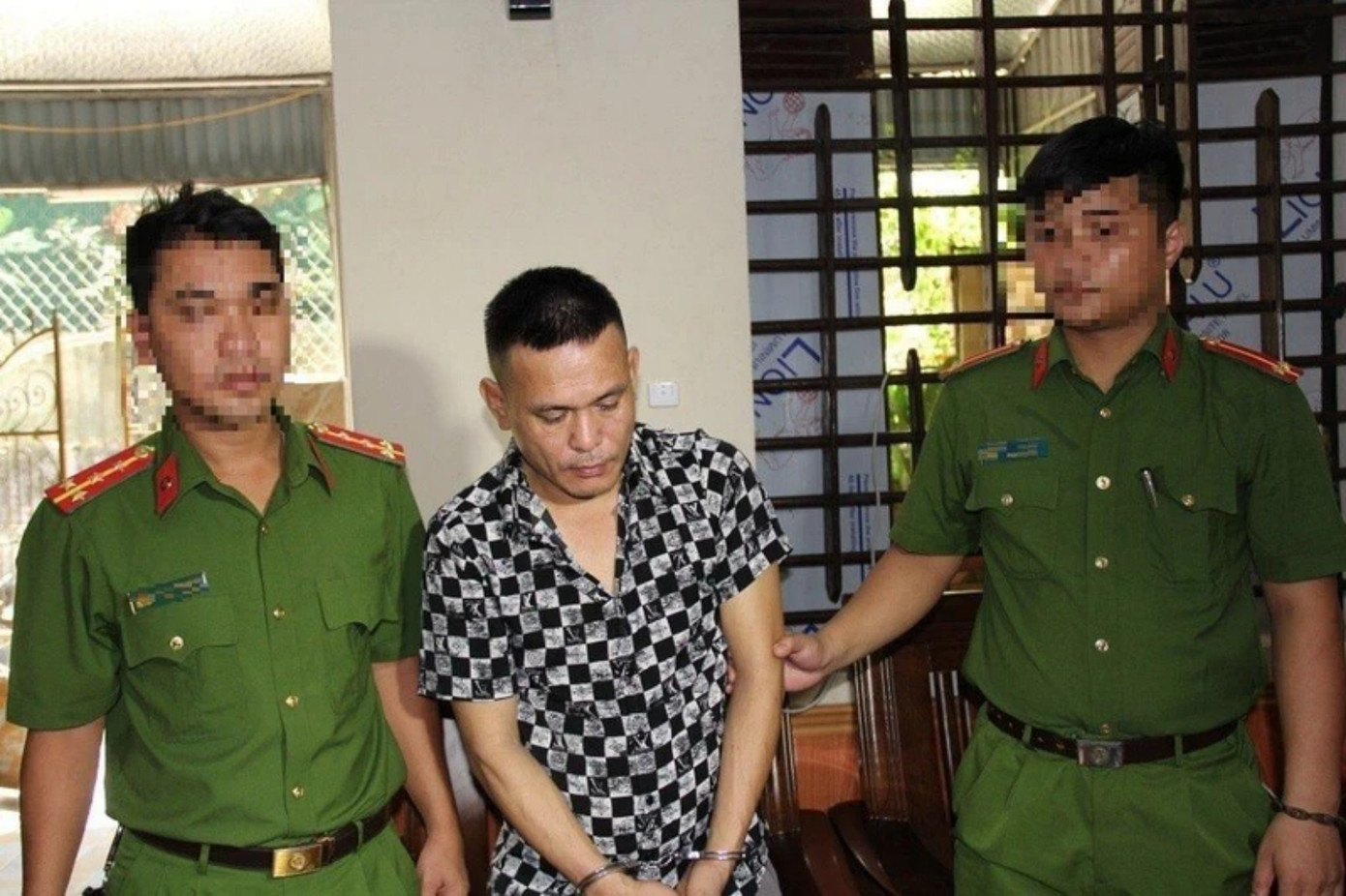 Ngô Đức Thành thời điểm bị bắt giữ Ngô Đức Thành thời điểm bị bắt giữ