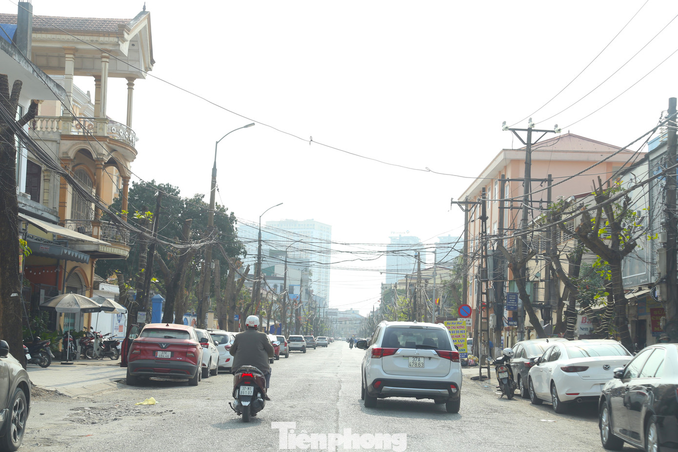 Đường Đinh Công Tráng thuộc địa bàn phường Quang Trung, thành phố Vinh (Nghệ An). Đây là tuyến đường một chiều, có chiều dài hơn 1 km. Tuyến đường được cải tạo, nâng cấp với mức đầu tư hơn 74 tỷ đồng. Công trình được tiến hành trải thảm lại lớp bê tông nhựa, thay thế bó vỉa, đan rãnh, bồn cây xanh bê tông cũ bằng bó vỉa, đan rãnh, viền vỉa bồn cây xanh, thay thế kết cấu vỉa hè cũ bằng gạch bê tông giả đá. Đối với hệ thống cây xanh, sẽ tiến hành thanh lý một số cây bị sâu bệnh, cong nghiêng và có kích thước không phù hợp, thay thế bằng các loại cây xanh đường phố. Cụ thể, dự định di dời 206 cây, trồng lại 44 cây và trồng mới 173 cây bằng lăng cao từ 5,5-6 m.
