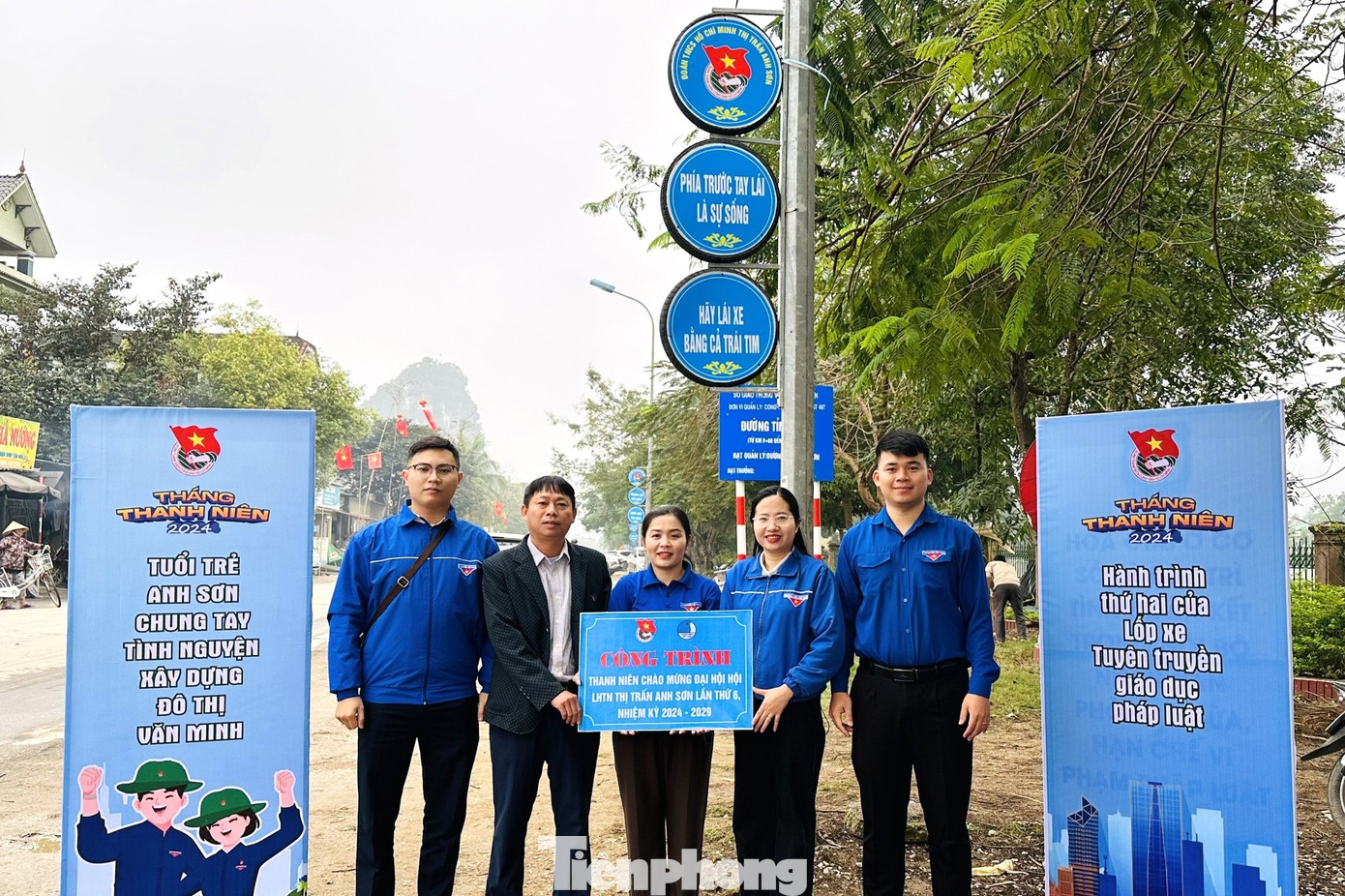 Công trình thanh niên “Đoạn đường pháp luật” nhằm nâng cao nhận thức tham gia giao thông của đoàn viên thanh niên, người dân. Công trình không chỉ có ý nghĩa tuyên truyền, giáo dục pháp luật, giữ gìn an ninh trật tự ở khu dân cư, mà còn làm đẹp cho tuyến đường, thể hiện tinh thần xung kích tình nguyện của tuổi trẻ đối với cộng đồng.