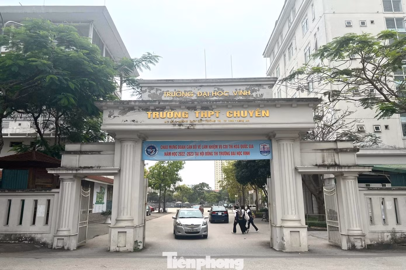 Trường THPT chuyên Đại học Vinh, nơi nữ sinh N. theo học Trường THPT chuyên Đại học Vinh, nơi nữ sinh N. theo học