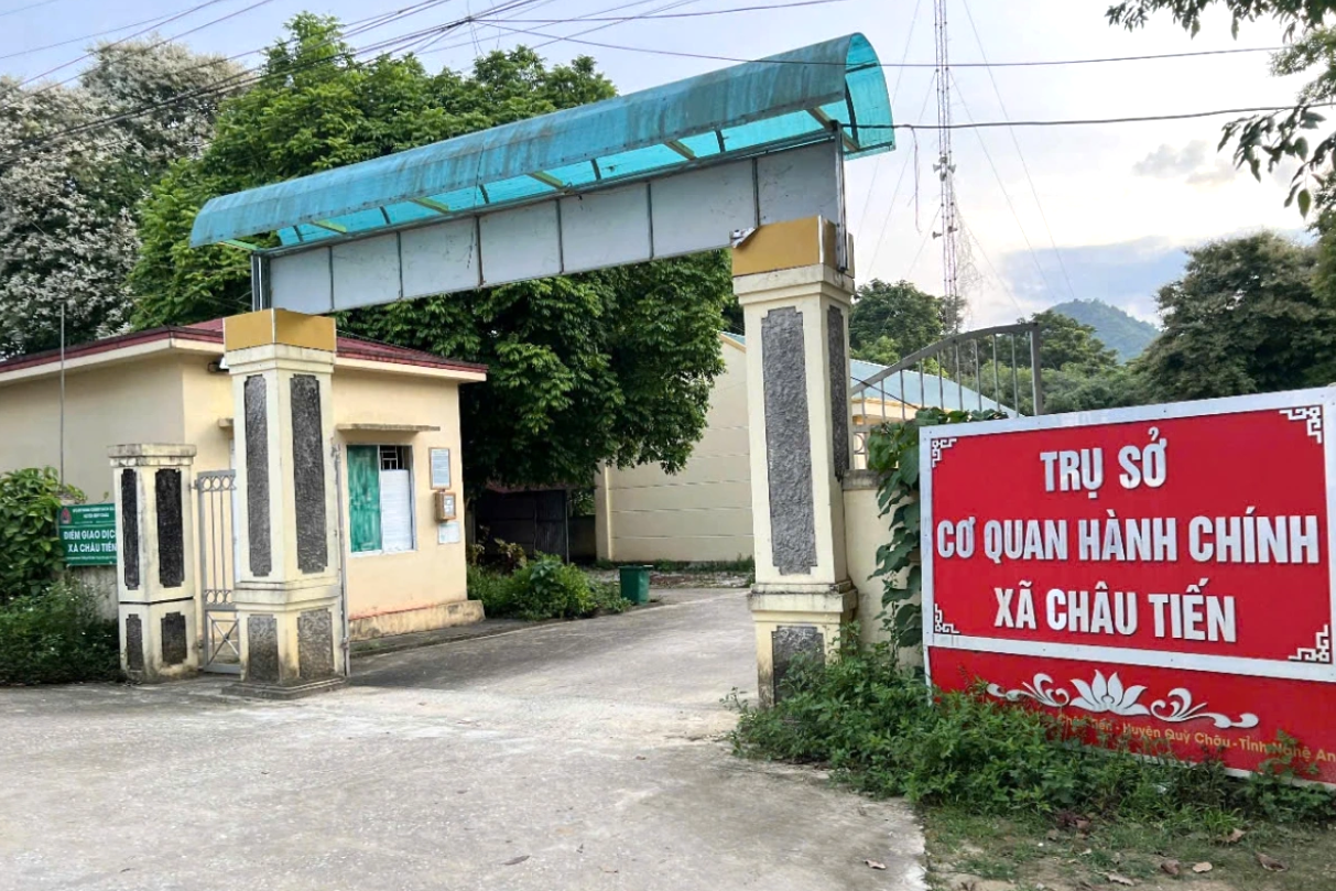 Trụ sở UBND xã Châu Tiến, huyện Quỳ Châu, Nghệ An