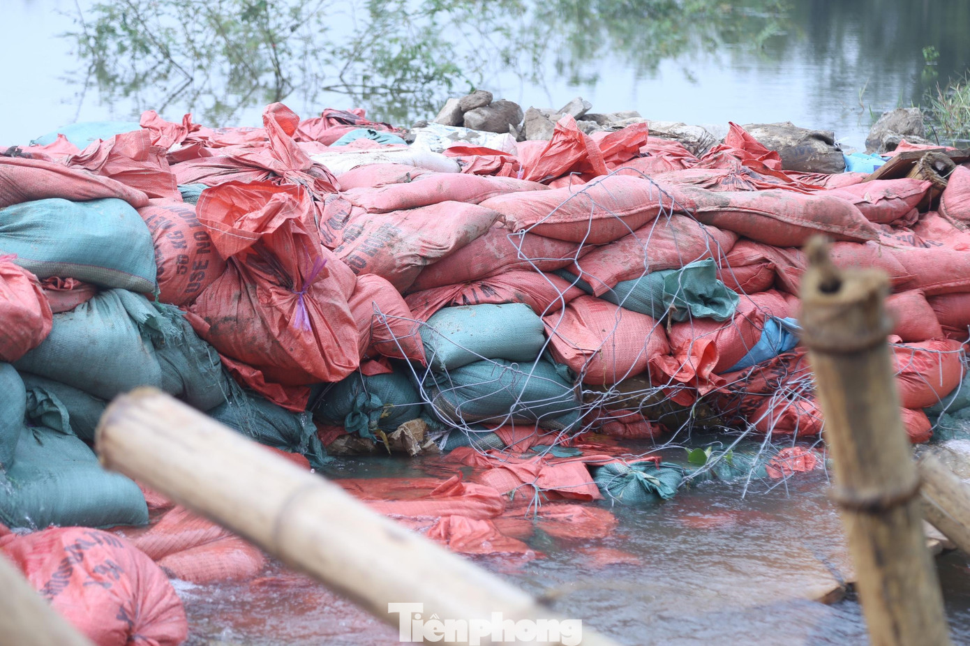 Theo ông Long, năm 1989, đoạn đê Hội Tĩnh này cũng đã từng bị vỡ. Hàng năm, chính quyền địa phương cùng người dân đều đã tích cực gia cố, chống sụt lở.