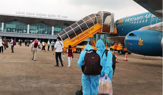 Sân bay Vinh sẵn sàng đón công dân về từ TPHCM Sân bay Vinh sẵn sàng đón công dân về từ TPHCM