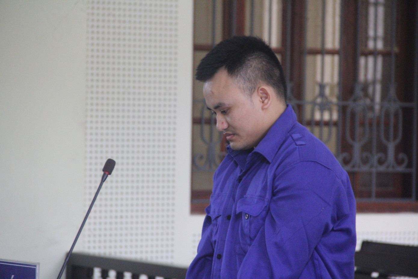 Lê Văn Hùng tại toà Lê Văn Hùng tại toà