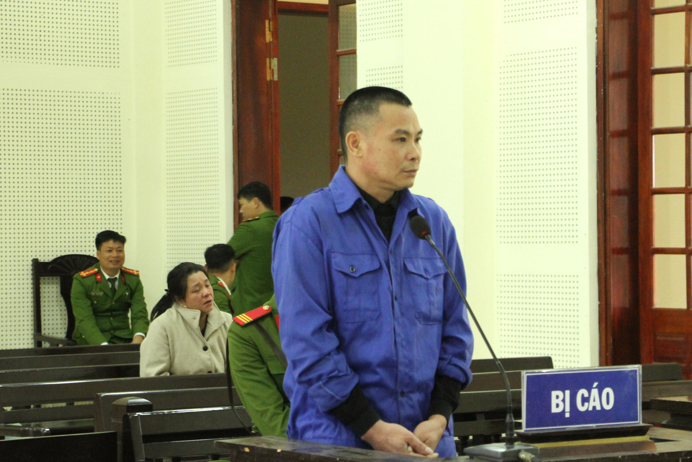 Bị cáo Hoàng Khắc Chính tại tòa