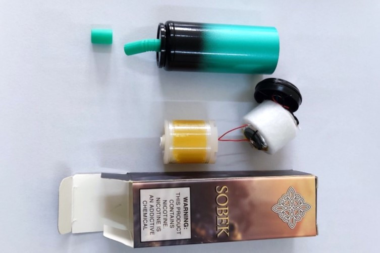 Loại thuốc lá điện tử được phát hiện có tẩm chất ma túy được công an thu giữ