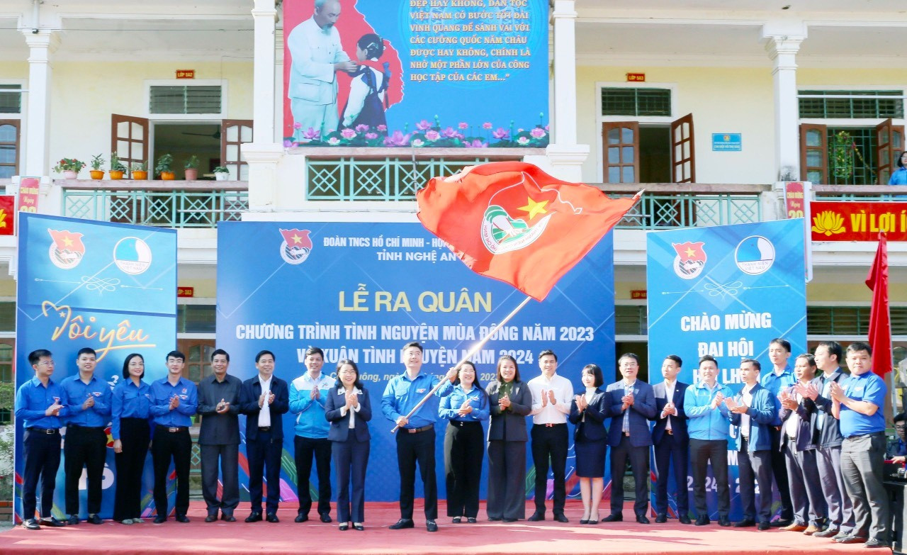 Nghi thức phát động Chương trình tình nguyện mùa Đông năm 2023 và Xuân tình nguyện năm 2024. Nghi thức phát động Chương trình tình nguyện mùa Đông năm 2023 và Xuân tình nguyện năm 2024.