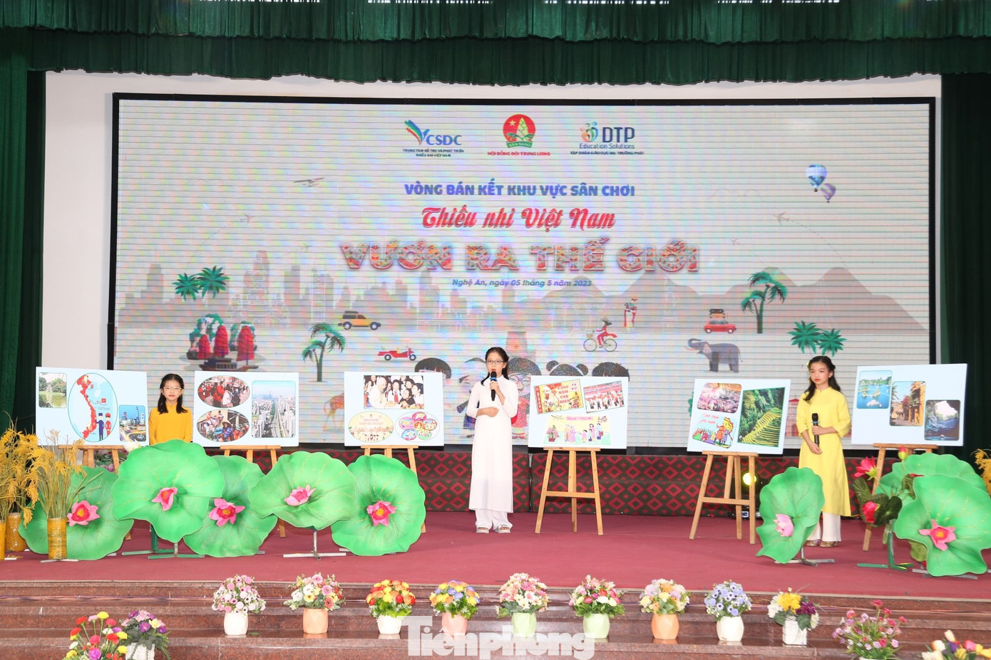 Các thí sinh tham dự vòng Bán kết khu vực sân chơi "Thiếu nhi Việt Nam - Vươn ra thế giới" Các thí sinh tham dự vòng Bán kết khu vực sân chơi "Thiếu nhi Việt Nam - Vươn ra thế giới"