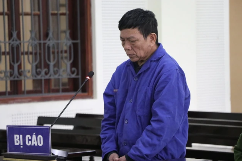 Bị cáo Bùi Văn Thuận tại tòa