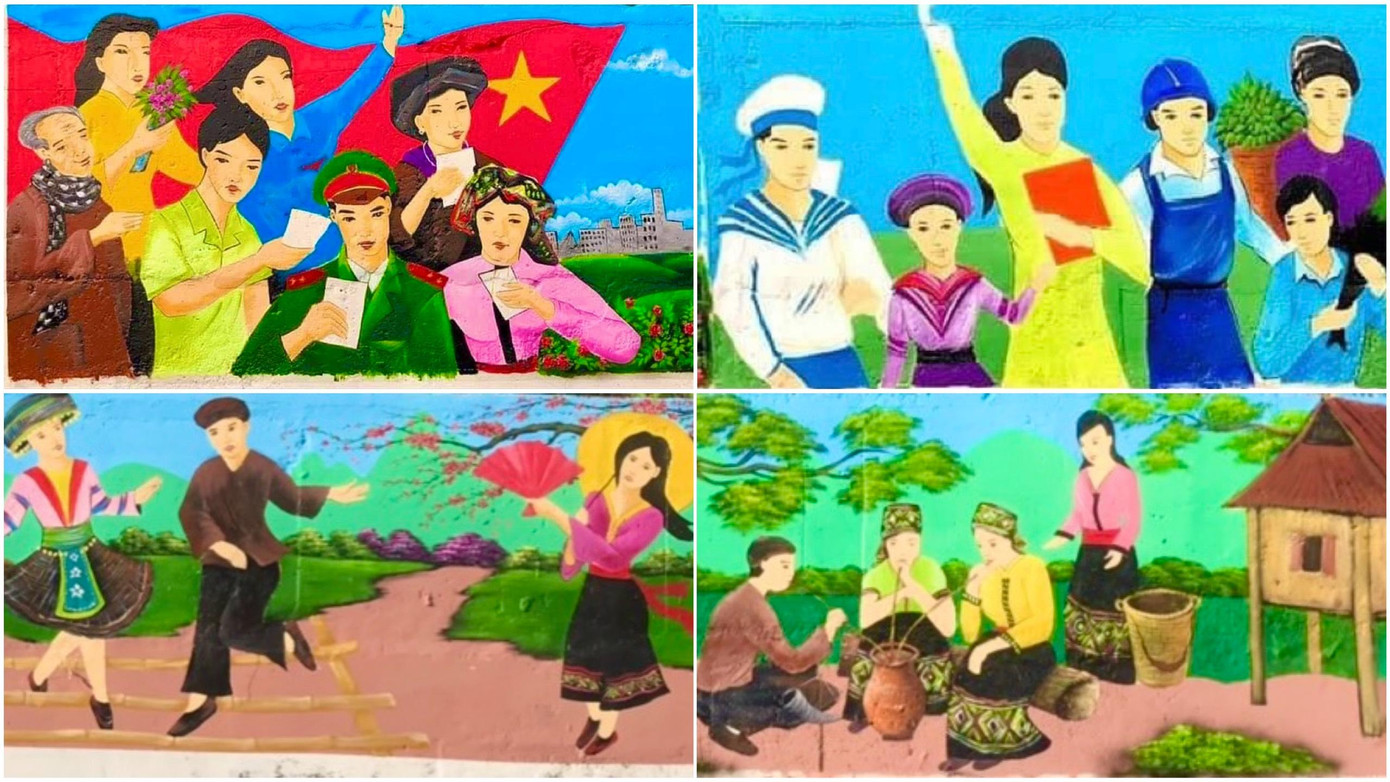 Qua nét vẽ của những &quot;hoạ sỹ tay ngang&quot;, đời sống sinh hoạt văn hóa truyền thống, phong tục tập quán, sự chuyển mình của thị trấn vùng cao được phác hoạ một cách chân thật, sống động.