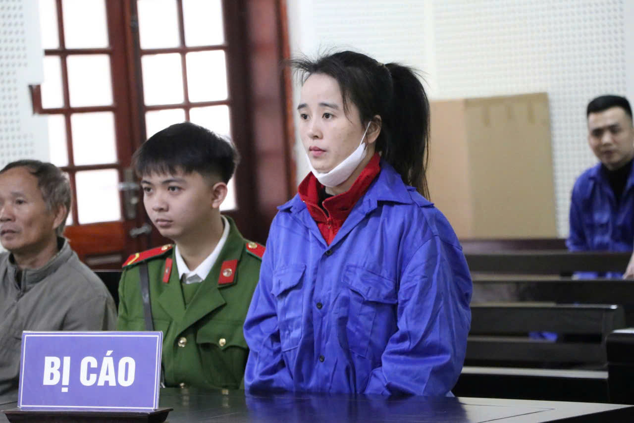 Bị cáo Đào Thị Thảo tại tòa