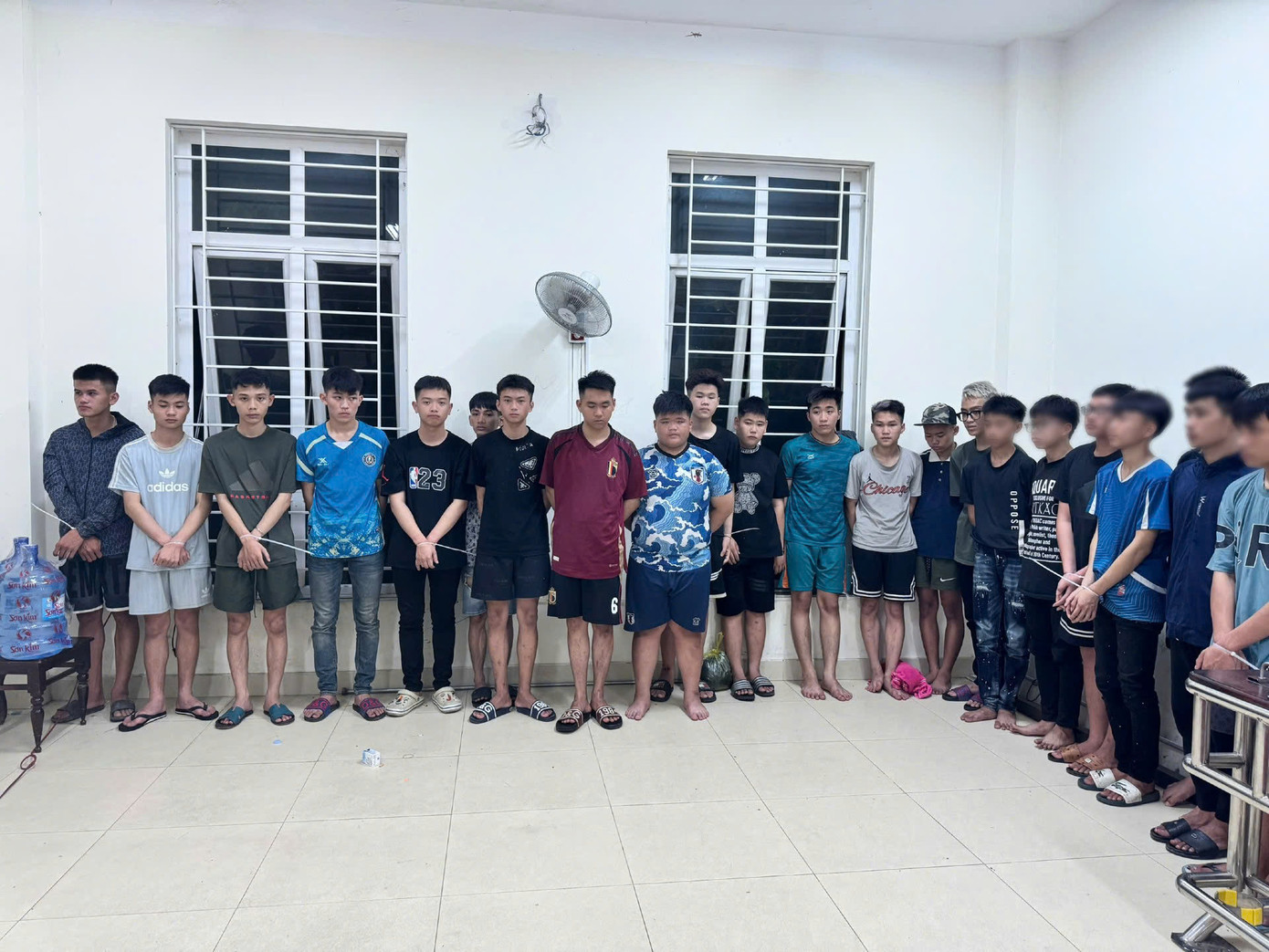 Các đối tượng bị bắt giữ trong vụ việc ngày 3/6 Các đối tượng bị bắt giữ trong vụ việc ngày 3/6