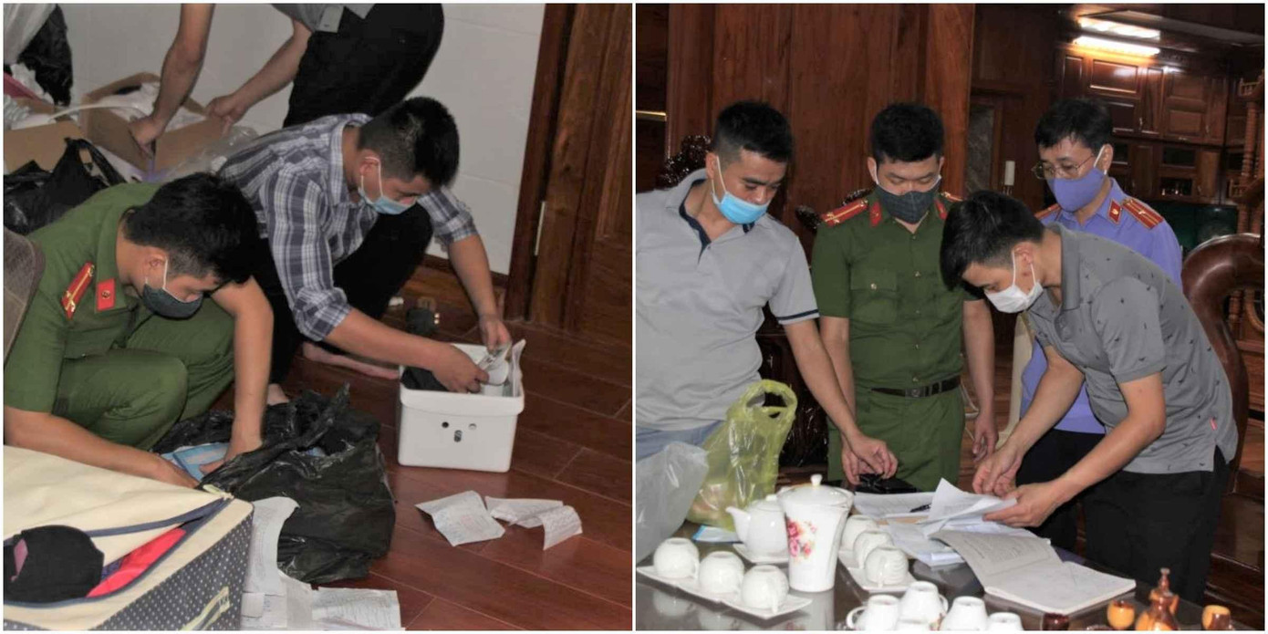 Khám xét nơi ở của Hoài Khám xét nơi ở của Hoài