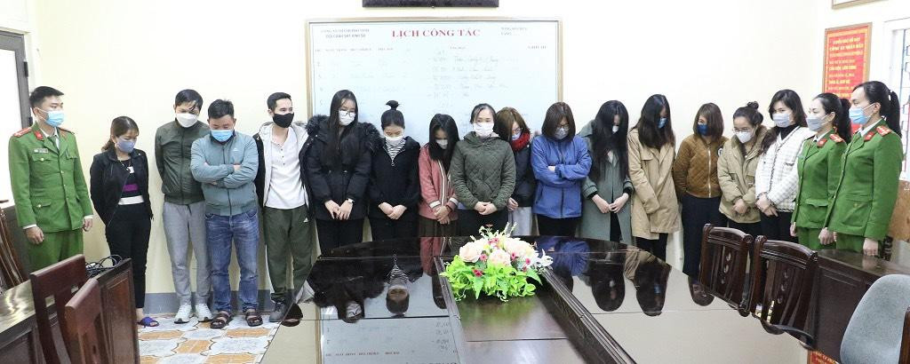 Các đối tượng bị bắt giữ