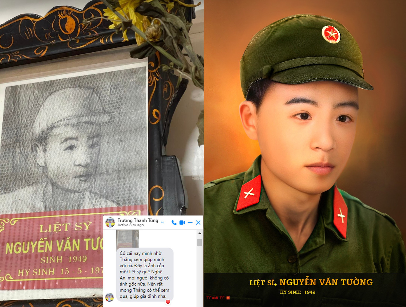 Những chiến sĩ đã hy sinh xương máu cho hòa bình, độc lập tự do, nay trở về với gia đình trong dáng hình tuổi thanh xuân.