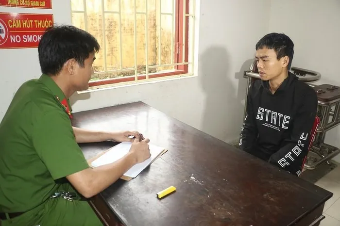 Cơ quan Công an làm việc với đối tượng Nguyễn Văn Tường