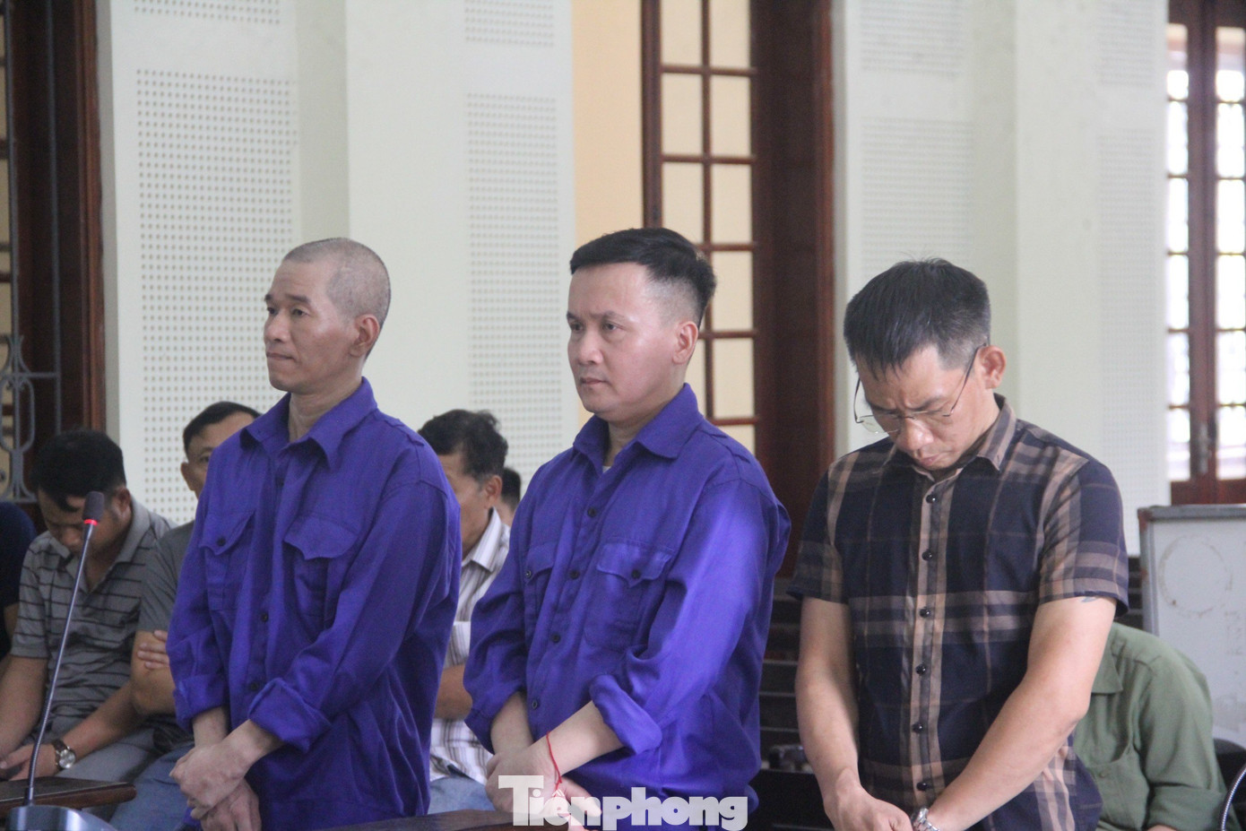 Các bị cáo tại tòa Các bị cáo tại tòa