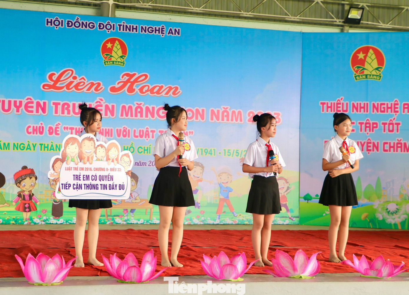 Phần thi Tiểu phẩm, các đội xây dựng và thể hiện 1 tiểu phẩm tuyên truyền nội dung Luật trẻ em năm 2016 theo hình thức sân khấu, thể hiện vai trò của Đội tuyên truyền măng non trong việc truyền thông đưa Luật trẻ em năm 2016 vào thực tiễn cuộc sống.