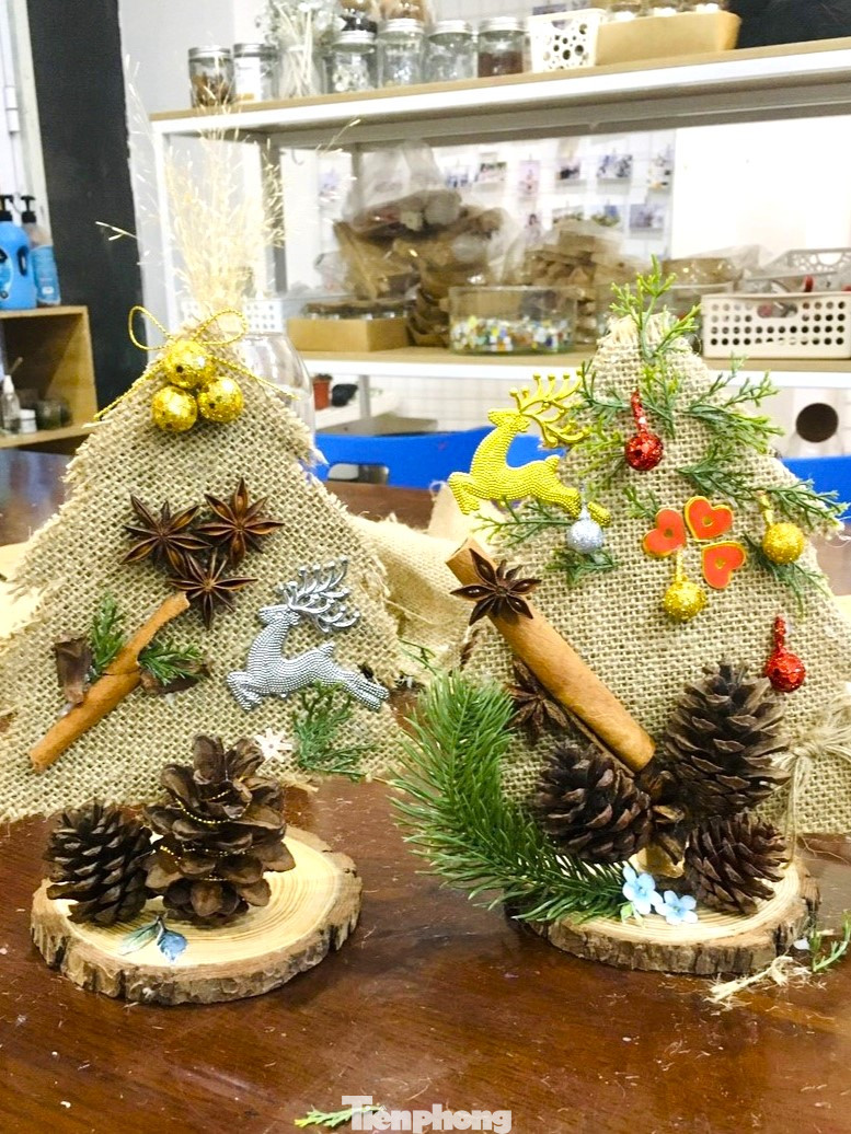 Sáng tạo với cây thông Noel đủ kiểu loại.