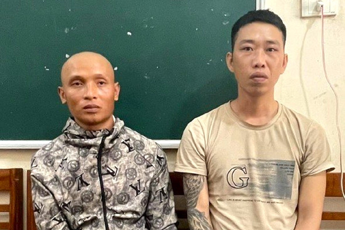 Hai đối tượng Kha Văn Quyết và Nguyễn Bá Sinh Hai đối tượng Kha Văn Quyết và Nguyễn Bá Sinh