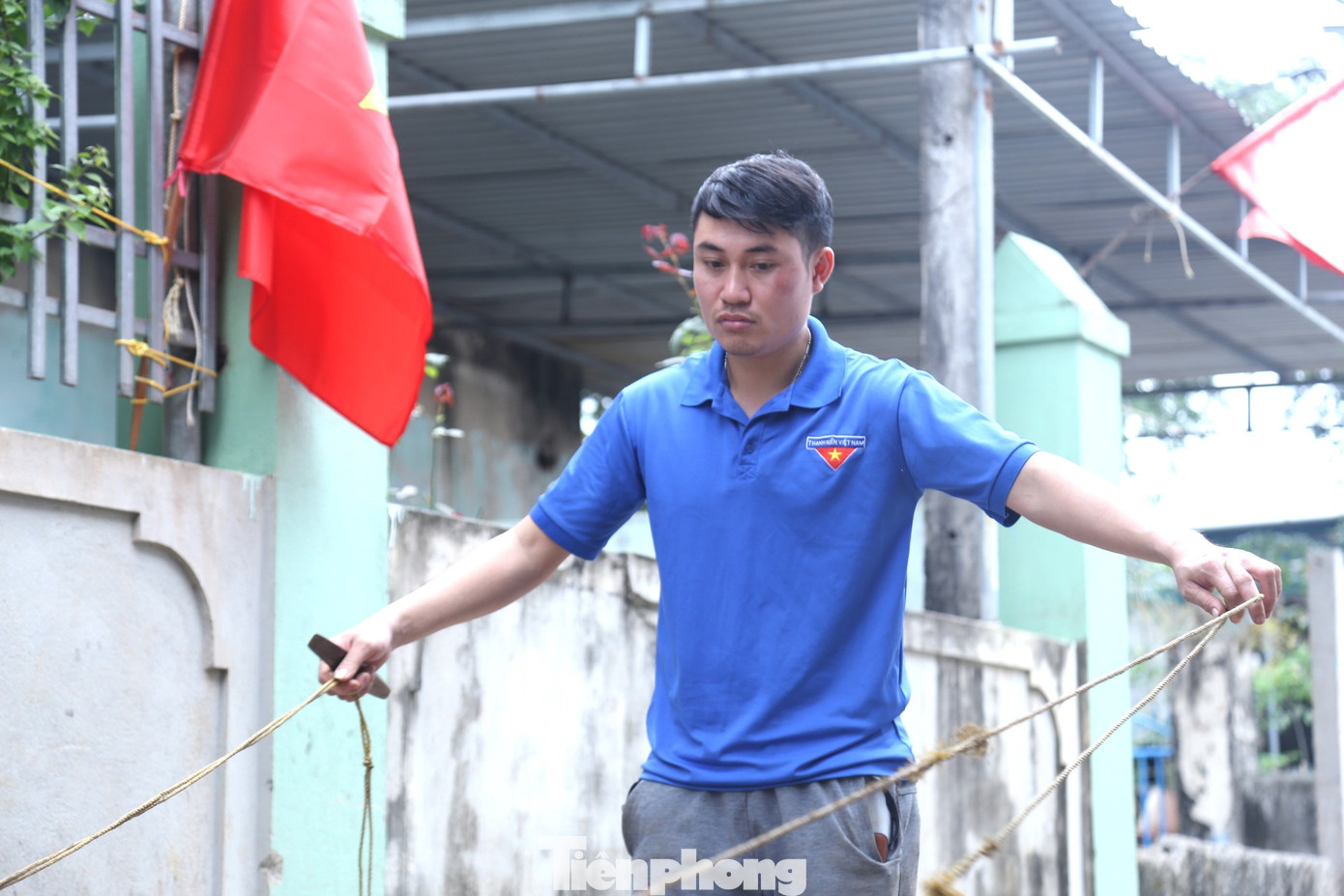 Anh Vũ Đại Lộc (SN 1994), trú xóm Đông Lộc, xã Diễn Ngọc, huyện Diễn Châu, Nghệ An. Ảnh: Thu Hiền