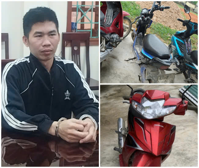 Đối tượng Nguyễn Ngọc Sang cùng tang vật Đối tượng Nguyễn Ngọc Sang cùng tang vật