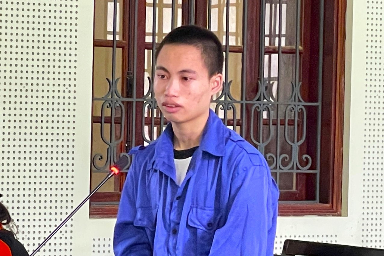 Bị cáo Lô Văn Trường tại tòa Bị cáo Lô Văn Trường tại tòa