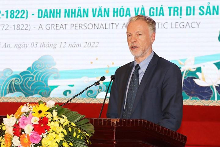 Ông Christian Manhart - Trưởng đại diện UNESCO tại Việt Nam nhấn mạnh những giá trị to lớn của di sản Hồ Xuân Hương. Ông Christian Manhart - Trưởng đại diện UNESCO tại Việt Nam nhấn mạnh những giá trị to lớn của di sản Hồ Xuân Hương.