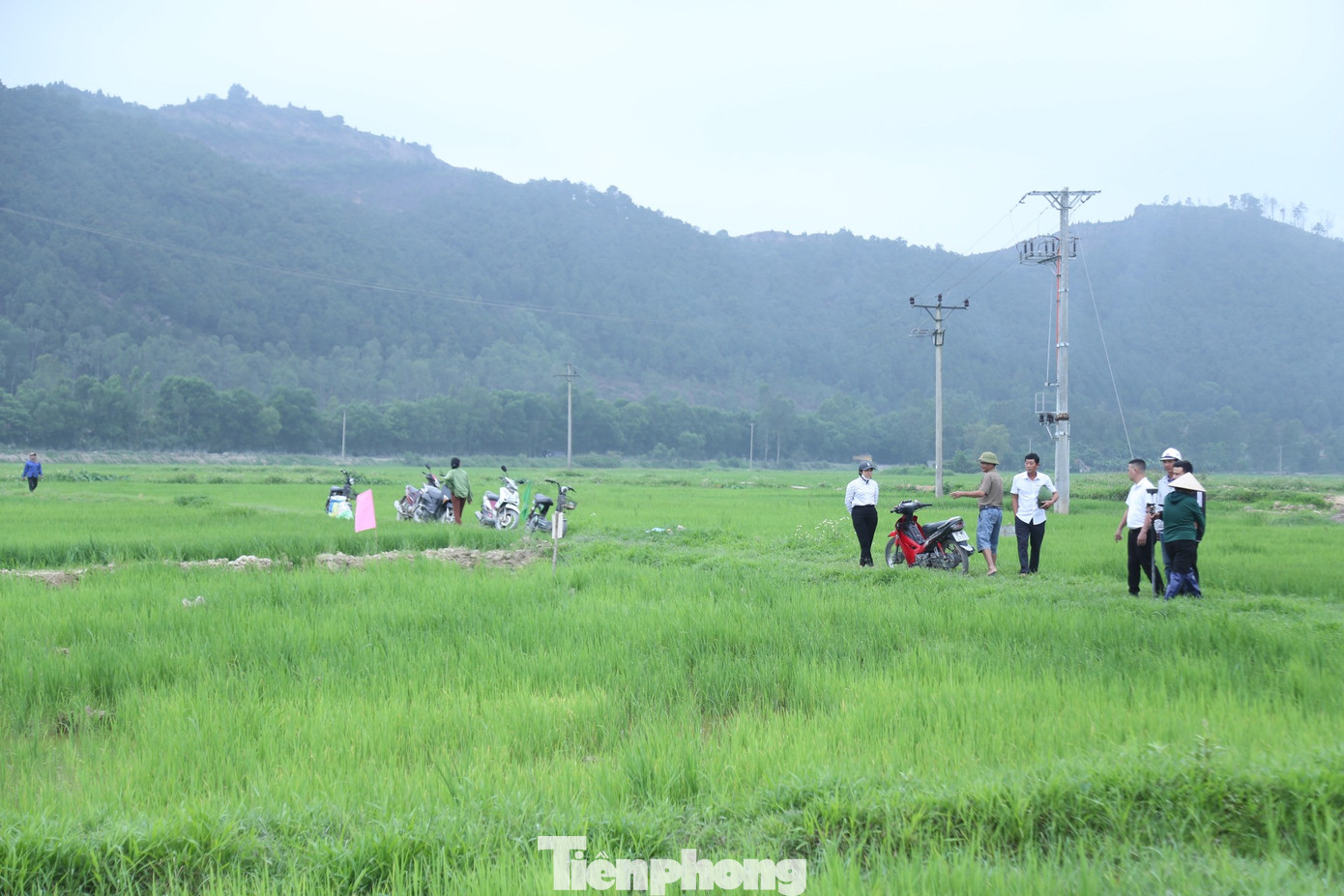 Tại xóm Đại Huệ, xã Hưng Tây, huyện Hưng Nguyên còn vướng mặt bằng đường N6 – nút giao QL 46B, vướng đất ở, đất ruộng của 8 hộ dân và 2 ngôi mộ.
