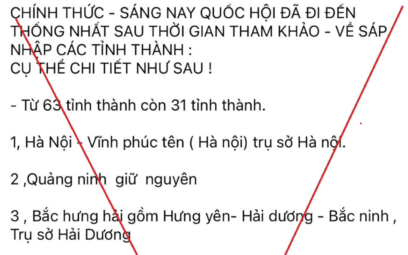Bài đăng sai sự thật của ông K. Bài đăng sai sự thật của ông K.