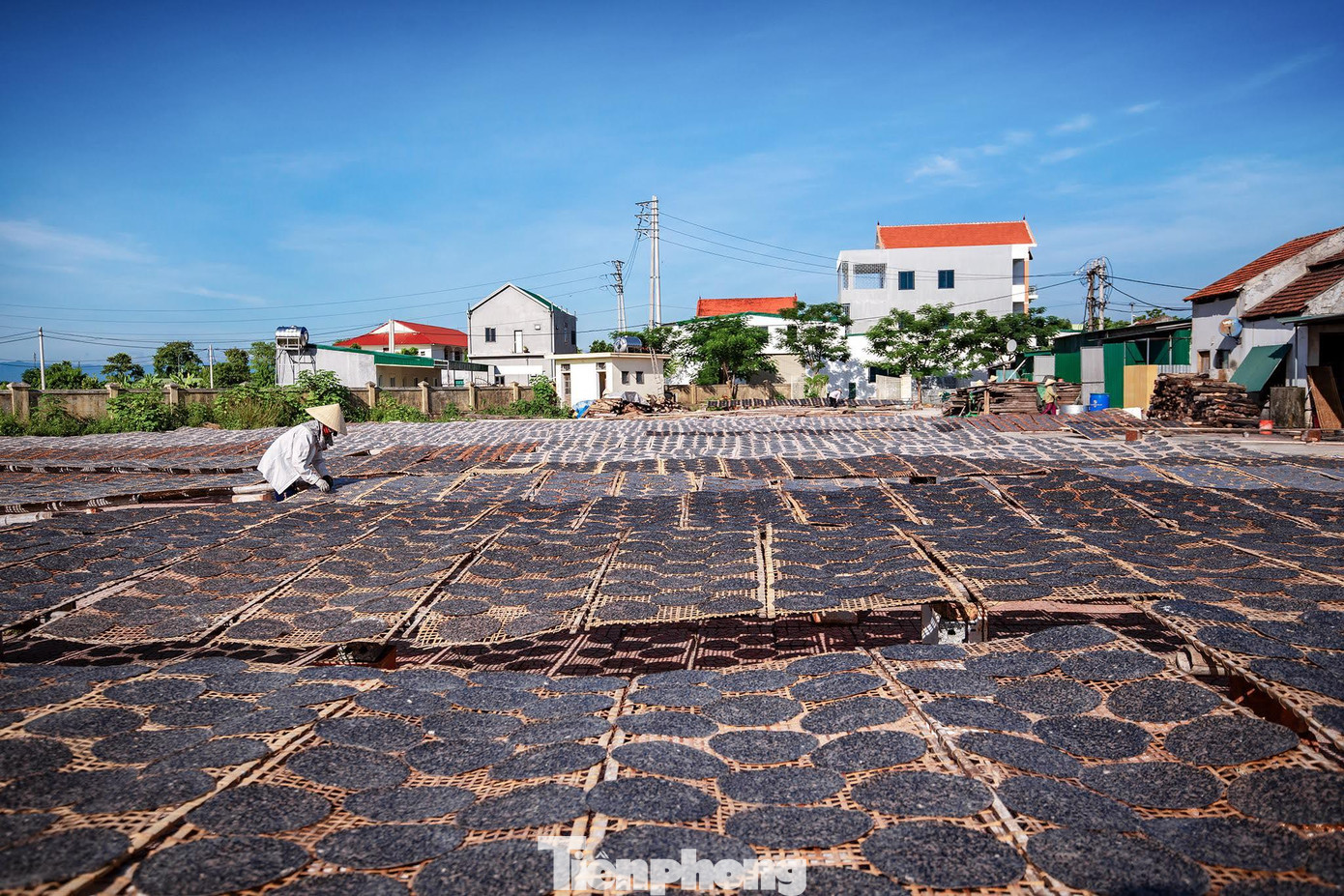 Trải qua 300 năm, người dân làng Vĩnh Đức (thị trấn Đô Lương, Nghệ An) vẫn luôn duy trì và phát triển nghề làm bánh đa. Những ngày cuối năm, làng nghề lại càng sôi động, tất bật sản xuất bánh đa phục vụ ngày Tết.