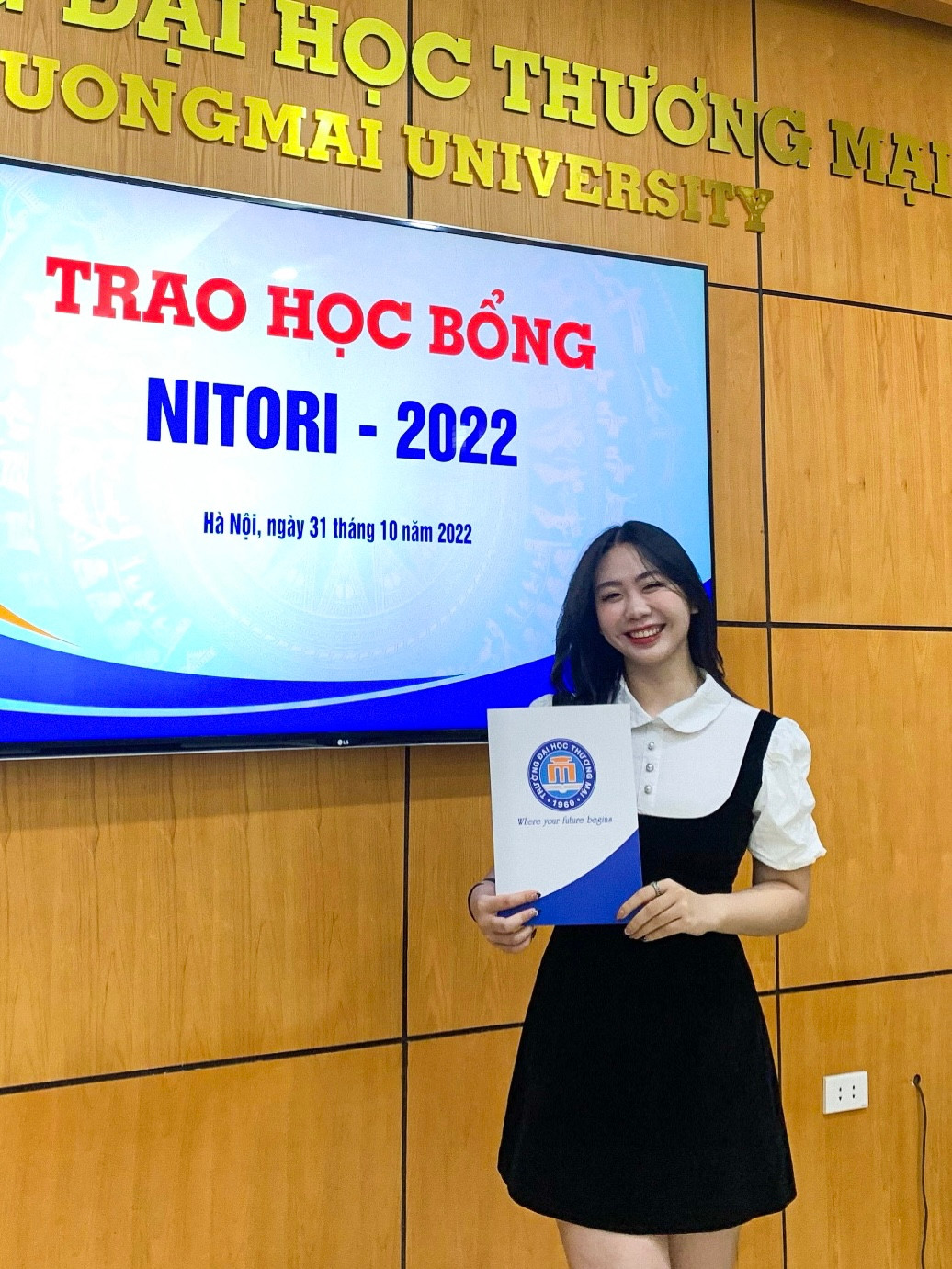 Ngọc Anh giành được học bổng Nitori của Quỹ học bổng quốc tế Nitori Ngọc Anh giành được học bổng Nitori của Quỹ học bổng quốc tế Nitori