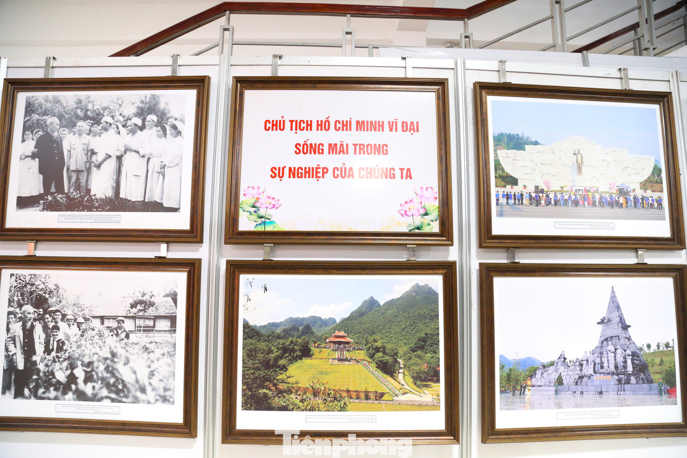 Triển lãm bao gồm các nội dung như Chủ tịch Hồ Chí Minh - Anh hùng giải phóng dân tộc, Nhà văn hóa kiệt xuất, Chủ tịch Hồ Chí Minh vĩ đại sống mãi trong sự nghiệp của chúng ta, Thực hiện mong ước của Người Xây dựng đất nước ta đàng hoàng hơn, to đẹp hơn, Tấm gương điển hình về Học tập và làm theo tư tưởng đạo đức phong cách Hồ Chí Minh.