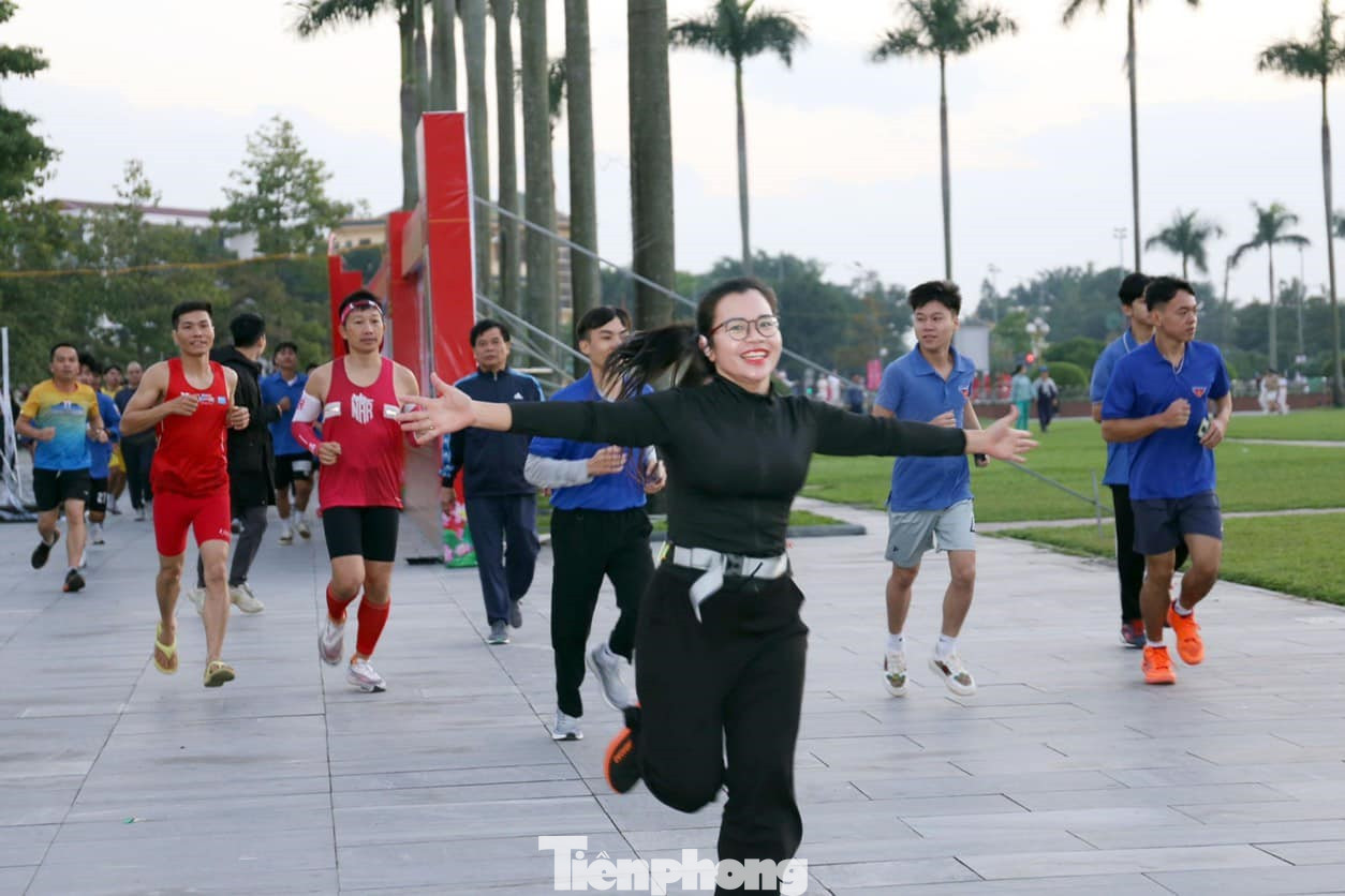 Các vận động viên đều chung một tinh thần tham gia hết mình để góp sức thực hiện các hoạt động thiện nguyện hướng về miền Tây Nghệ An.