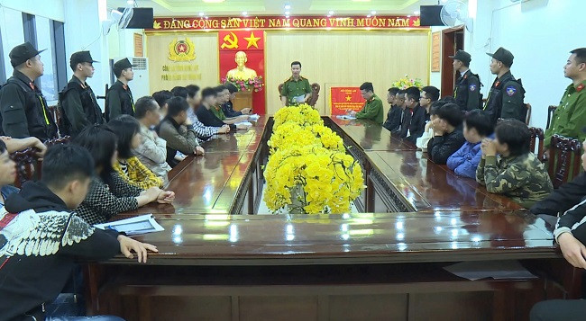 Các đối tượng bị triệu tập, bắt giữ