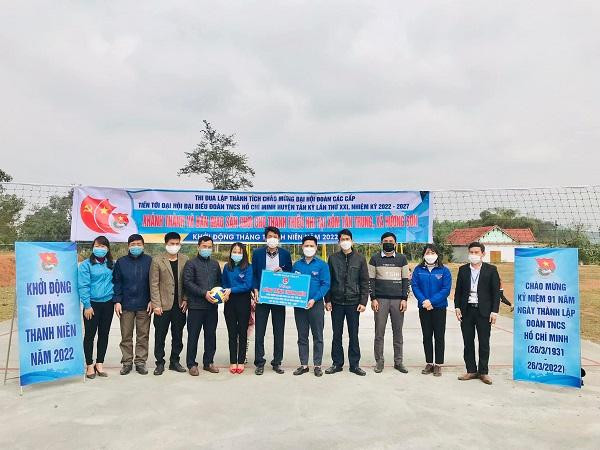 Chào mừng kỷ niệm 91 năm ngày thành lập Đoàn TNCS Hồ Chí Minh; thi đua lập thành tích chào mừng Đại hội Đoàn các cấp tiến tới Đại hội đại biểu Đoàn TNCS Hồ Chí Minh tỉnh Nghệ An lần thứ XVIII, Đại hội toàn quốc Đoàn TNCS Hồ Chí Minh lần thứ XII, nhiệm kỳ 2022 – 2027, tuổi trẻ Nghệ An đã có nhiều công trình, phần việc ý nghĩa hướng về cộng đồng. Chào mừng kỷ niệm 91 năm ngày thành lập Đoàn TNCS Hồ Chí Minh; thi đua lập thành tích chào mừng Đại hội Đoàn các cấp tiến tới Đại hội đại biểu Đoàn TNCS Hồ Chí Minh tỉnh Nghệ An lần thứ XVIII, Đại hội toàn quốc Đoàn TNCS Hồ Chí Minh lần thứ XII, nhiệm kỳ 2022 – 2027, tuổi trẻ Nghệ An đã có nhiều công trình, phần việc ý nghĩa hướng về cộng đồng.