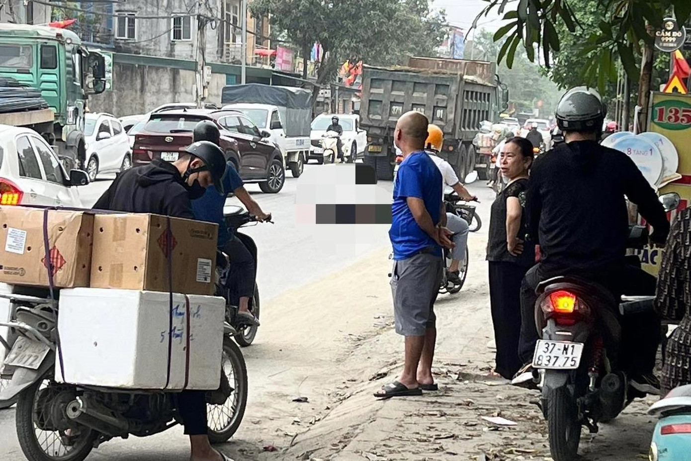 Hiện trường vụ tai nạn