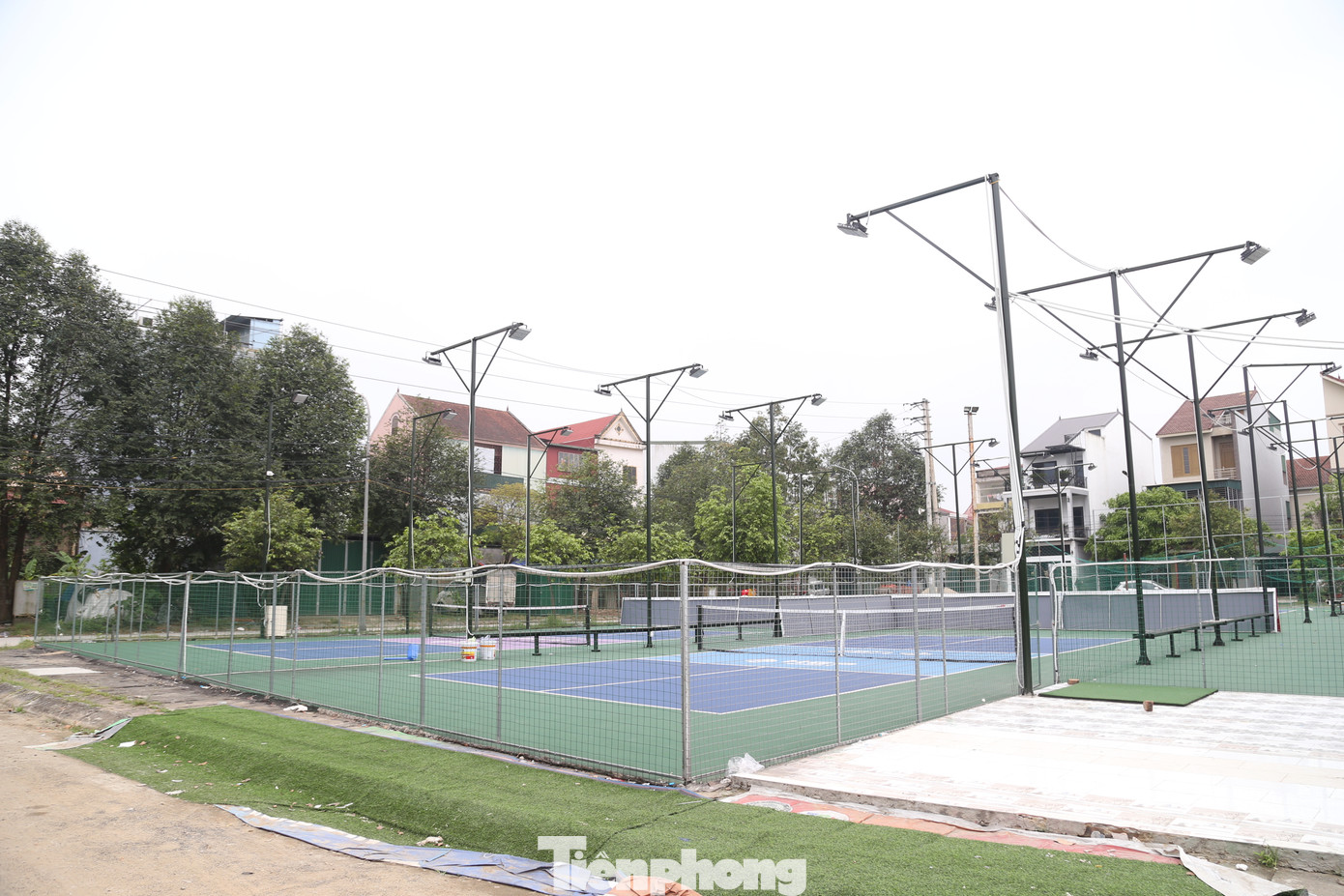 Cụm sân pickleball xây dựng không đúng quy hoạch của Công ty CP Xây dựng và Đầu tư 492