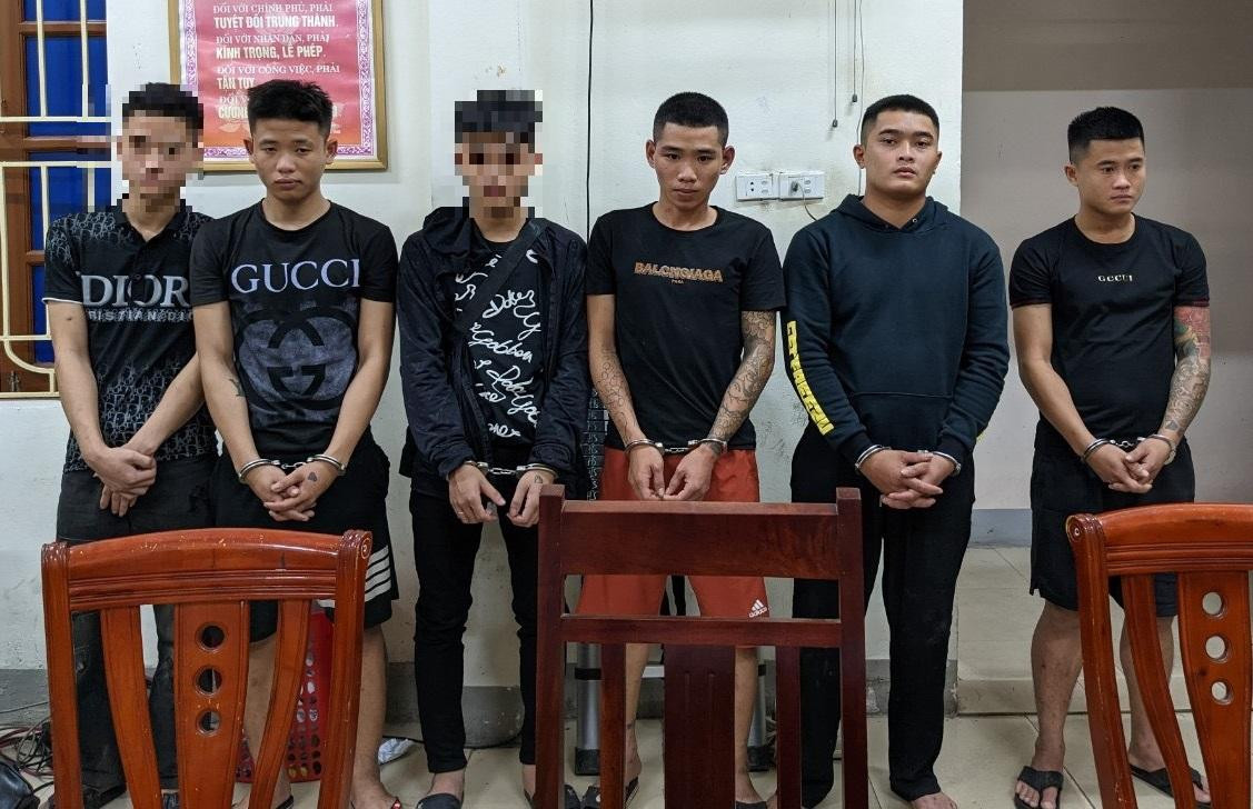 Các đối tượng bị cơ quan Công an bắt giữ