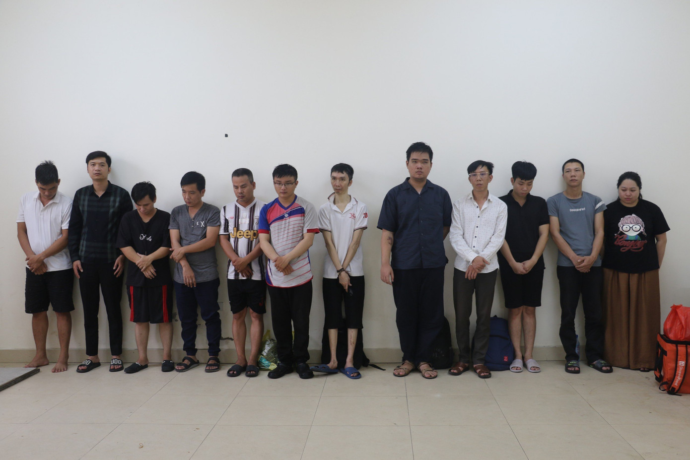 Các đối tượng trong đường dây bị bắt giữ