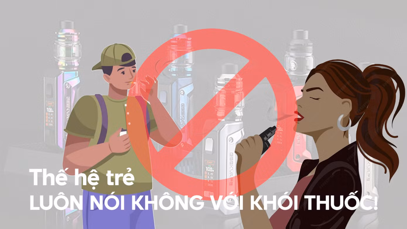 Thế hệ trẻ luôn nói không với khói thuốc