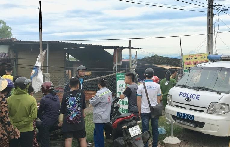 Hiện trường vụ cháy Hiện trường vụ cháy