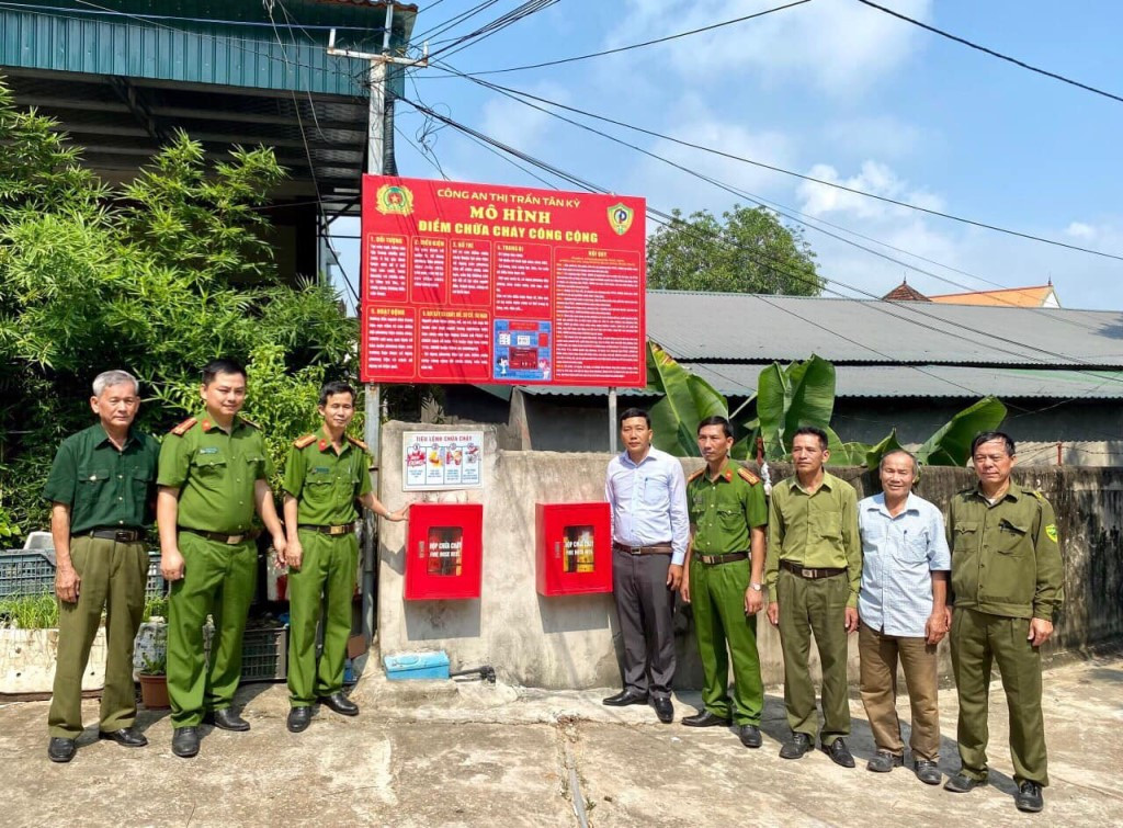 Tổ chức xây dựng các mô hình, điển hình trong công tác đảm bảo an toàn phòng chống cháy nổ