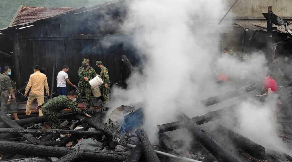 Hiện trường vụ cháy